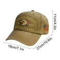 thumbnail image 3 of United States 250th Anniversary Hat - Adjustable Patriotic Eagle Design Cap for Men Women (250 Year American Celebration)(4Pcs-Khaki), 3 of 6