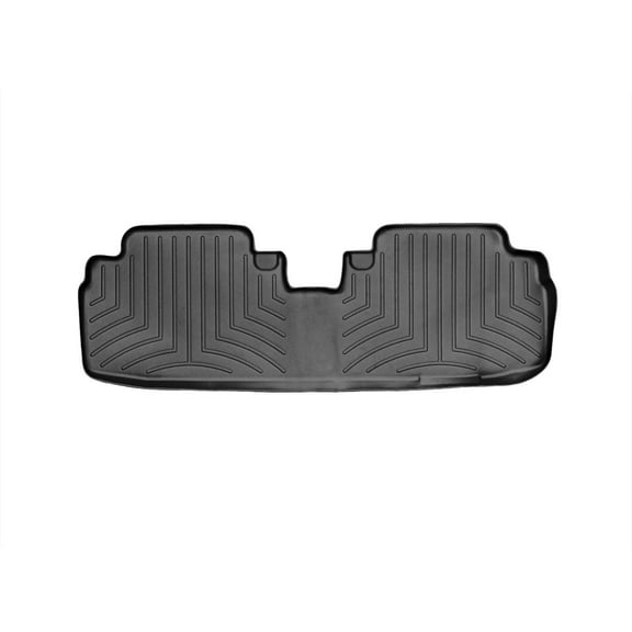 WeatherTech Custom Fit FloorLiners compatible with 2001-2005 Honda Civic - 2nd Row, Black