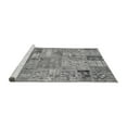 thumbnail image 2 of Ahgly Company Machine Washable Indoor Rectangle Patchwork Gray Transitional Area Rugs, 2' x 5', 2 of 4