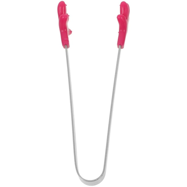 Premium Mini Pinzas de acero inoxidable Mini pinzas de cocina Gadgets (Rose Red)