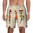 thumbnail image 2 of Picia African Women pattern Mens Swim Trunks with Compression Liner Stretch Beach Shorts Quick Dry with Zipper Pockets No-Chafing Board Shorts-XX-Large, 2 of 9