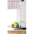 thumbnail image 3 of Geometric Circle Window Valance Pack of 2, Pastel Toned Feminine Circular with Spherical Dots Spread Art, Rod Pocket Curtain Valances for Kitchen Bedroom, 54" X 12", Pink Violet, by Ambesonne, 3 of 3