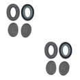thumbnail image 3 of Inteprter Almohadillas para los oídos, almohadillas para auriculares, esponja transpirable, repuesto de piezas de reparación para auriculares Gris oscuro 2Conjunto, 3 of 6