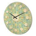thumbnail image 3 of Designart 'Abstract Retro Pattern Design XX' Mid-Century Modern Wood Wall Clock, 3 of 5
