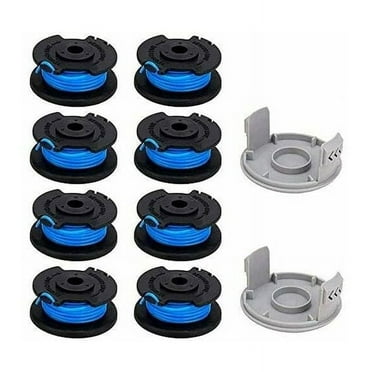 Synthetic Trimmer Line for Auto Feed Cordless Weed Eater, Durable ABS Spool Aerodynamic Shape, 0.065" Replacement Spool Line for Cordless Trimmers, 10 Packs for Quick and Easy