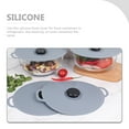 thumbnail image 4 of Supvox Microwave Dish Cover Silicone Food Lid with Sturdy Handle for Bowls Pots and Containers, 4 of 8