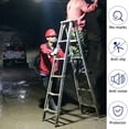 thumbnail image 5 of Ladder Feet 4 Pieces Non-Slip Ladder Safety Feet Rubber Ladder Foot Protectors for Telescopic Ladders (Blue), 5 of 5