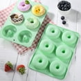 thumbnail image 3 of Shoreew Silicone Muffins Donut Mold 6 Cups Dessert Mold Non-Stick Baking Pan for Doughnut Making Pastry Chocolate Cake Dessert DIY Bakeware, 3 of 6