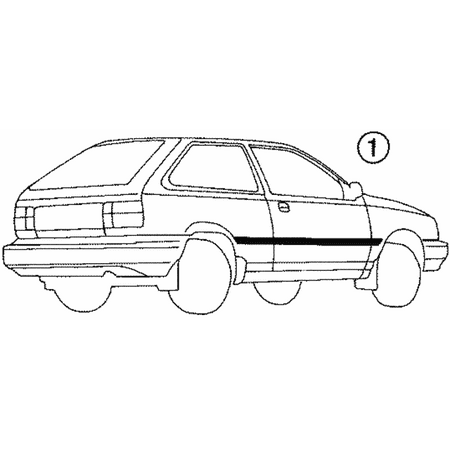 Genuine OE Hyundai Stripe Tape - 00227-21050-GR