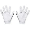 thumbnail image 2 of AmPm Men's F8 Football Gloves , White (100)/Metallic Silver , Large, 2 of 2