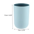 thumbnail image 2 of Unique Bargains 2Pcs Bathroom Cups Tumblers for Bathroom Bathroom Toothbrush Cup Blue 4.33''x2.76'' 350ml, 2 of 6
