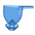 thumbnail image 1 of Cuchara medidora para botellas de agua, portátil, versátil, con embudo azul, 1 of 9