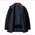 thumbnail image 2 of Nautica Mens Multi-Pocket Parka Coat, Black, Small, 2 of 2