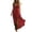 Red, variant on Maxi Dresses for Women High Low Sleeveless Dress Ruffled V Neck Tank Dresses Party Cowgirl Country Concert Dresses Slim Fit Ruffled Flowy Swing Dresses