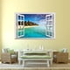 thumbnail image 2 of Etiqueta engomada de la pared efecto 3d paisaje de la playa TUNC Sencillez, 2 of 4