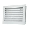 thumbnail image 1 of Cubierta de ventilación de aire para puerta Uxcell, 16 x 10 pulgadas, cubierta de ventilación de rejilla de aluminio, con tornillos de montaje, para puerta de armario, tono plateado, 1 of 5