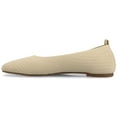 thumbnail image 3 of Journee Womens Maryann Slip On Round Toe Ballet Dress Flats, Widths Available, 3 of 10