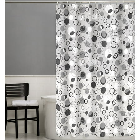 Maytex Ring Toss 13-Piece PEVA Shower Curtain Set