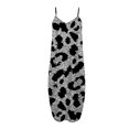 thumbnail image 5 of Vestido largo de playa ajustado con estampado Floral a rayas sin mangas con cuello en V y cintura media a la moda para mujer Pompotops  ghjkhdj8341, 5 of 5
