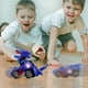 thumbnail image 4 of Electric Dinosaur Transforming Car Toy with Flashing Lights & Sound, Birthday & Christmas Gift for Kids Boys & Girls 3-7, 4 of 5