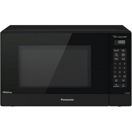 Panasonic 1.2 Cu. Ft. Countertop Microwave Oven with Inverter Technology, Black NN-SN66KB