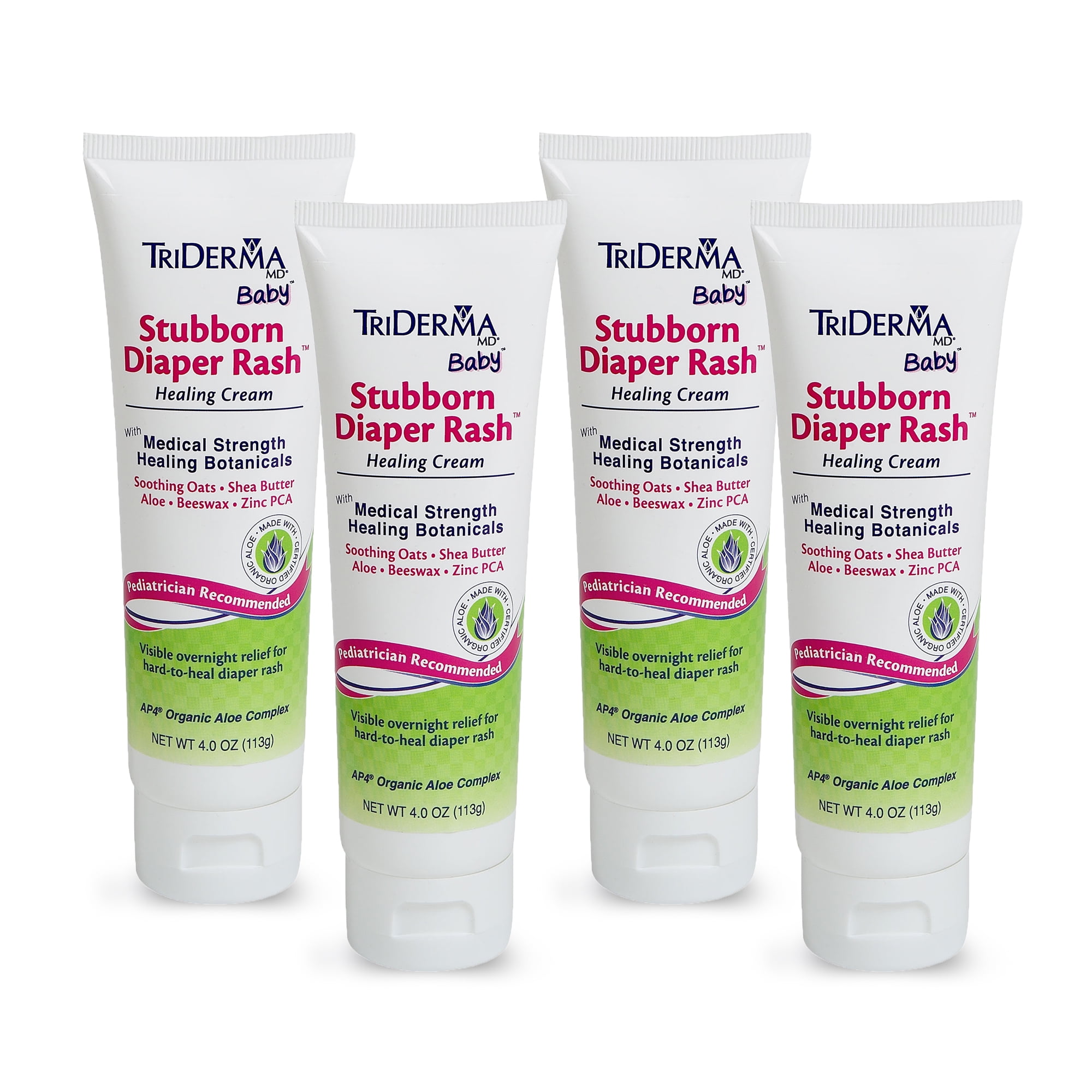 TriDerma Stubborn Diaper Rash Fast Healing Cream Value 4Pack Walmart
