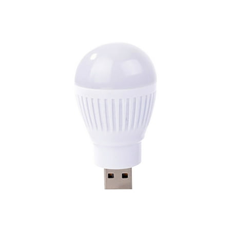 

Mnjin USB Portable LED Light Also For Garage Warehouse Outdoor Portable LED Bulb Emergency Light White
