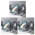 thumbnail image 2 of Bearachild Soporte en forma de hoja Herramienta de limpieza de esponja Soporte de escurridor Escurridor de esponja de cocina Bandeja para platos, azul Type1 NO1 Bearachild CBP139426, 2 of 6
