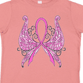 thumbnail image 4 of Inktastic Breast Cancer Awareness with Butterfly Ribbon Words Boys or Girls Toddler T-Shirt, 4 of 5
