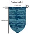 thumbnail image 7 of Wukai Turtles and Waves Print Garden Flag 12.5x18 Inch Double Sided Sun-resistant Rain-resistant, Wrinkle-resistant Colorfast(Only Flag), 7 of 7