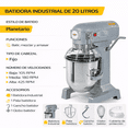 thumbnail image 2 of Batidora Industrial Gutstark 20lt Planetaria Pedestal 750w Accesorios, 2 of 8