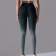 thumbnail image 4 of Women Tight Legging Yoga Pants Gradients Pant Trousers Running Pant High Waisted Pants Athletic, 4 of 6
