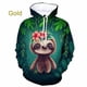 thumbnail image 4 of Sudadera con capucha con estampado 3D de animales perezosos para hombre, sudadera informal de gran tamaño, sudadera con capucha de manga larga para hombre y mujer, ropa de calle, 4 of 5