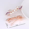 thumbnail image 5 of QIQUWOHUL Crystal Rhinestone Mini Barrettes Clip Designer Fashion Hair Accessories For Women Girls Cool Birthday Gift, 5 of 5