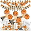 Nothin’ But Net - Basketball - Baby Shower or Birthday Party Supplies - Banner Decoration Kit - Fundle Bundle
