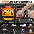 thumbnail image 2 of Arrancador FlyAuto 2200A con compresor de aire de 150 PSI y convertidor de 400 W, 2 of 7
