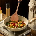 thumbnail image 6 of Wooden Spatula with Long Handle for Cooking Kitchen, Wood Turners for Frying, Non-Scratch Wood Flat Spatula, Flat Non-Stick Kitchen Cookware for Mixing and Cooking, Long Handle Scraper, 6 of 9