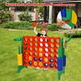 thumbnail image 6 of Gymax 2.5Ft 4-to-Score Giant Game Set Basketball Hoop Ring Game Indoor Outdoor, 6 of 10