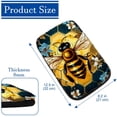 thumbnail image 4 of Honeybee Furry Printed Armrest Cover 12.5x8.2 Inch Soft Comfortable Car Armrest Mat Accessories, 4 of 6