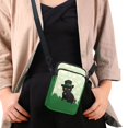 thumbnail image 4 of HELLHERO with Zipper Crossbody Bags, Polyester Travel Crossbody Purse for Men, Women, Turtles, 4 of 7