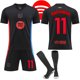 thumbnail image 1 of 2024-2025 Barcelona Away Kids Adult New Football Shirt No.11 Raphinha, 1 of 2