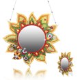 thumbnail image 2 of Espejo Compacto DIY Arte Conjunto Manualidades Pintura Por Número Kits Del, 2 of 9