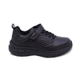 thumbnail image 3 of Tenis escolar Audaz para niño en piel negro Balú con diseño texturizado, 3 of 7