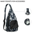 thumbnail image 2 of 4-Pockets Cross Body Bags for Woman Men,Cute Sea Life Sling Bag Chest Bag with Adjustable Strap Women's Crossbody Bags for Outdoors Hiking Traveling, 2 of 4
