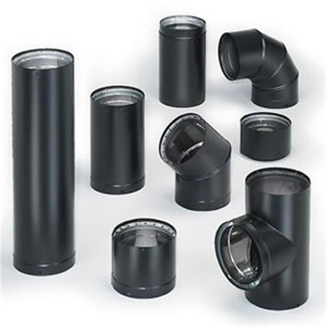 M & G Duravent 8DVL06 8 Inch x 6 Inch DuraVent DVL DoubleWall Black