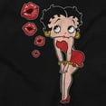 thumbnail image 2 of Retro Betty Boop Cartoon Kissy Lips Women Plus Size Tank Top Brisco Brands 2X, 2 of 5