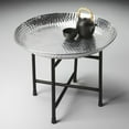 thumbnail image 1 of Metalworks - Multi-Color - Round - Iron, aluminum - BUTLER CASBAH METAL TRAY TABLE, 1 of 3