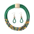 thumbnail image 2 of Collar de mujer Hugo Joyería de moda verde, 2 of 6