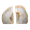 Off White, variant on Agate Bookend, Geode Agate Bookend, Decorative Home Accessory, Crystal Bookend, Natural Stone Bookend, 7-9 lbs