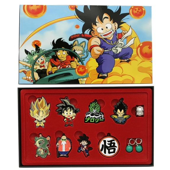 Character Collection A - DragonBall Z Necklace, Keychain, & Ring 10 pc. Pendant